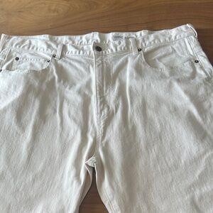 Daniel Cremieux Off-White Straight Denim Jeans 42 x 30 never worn